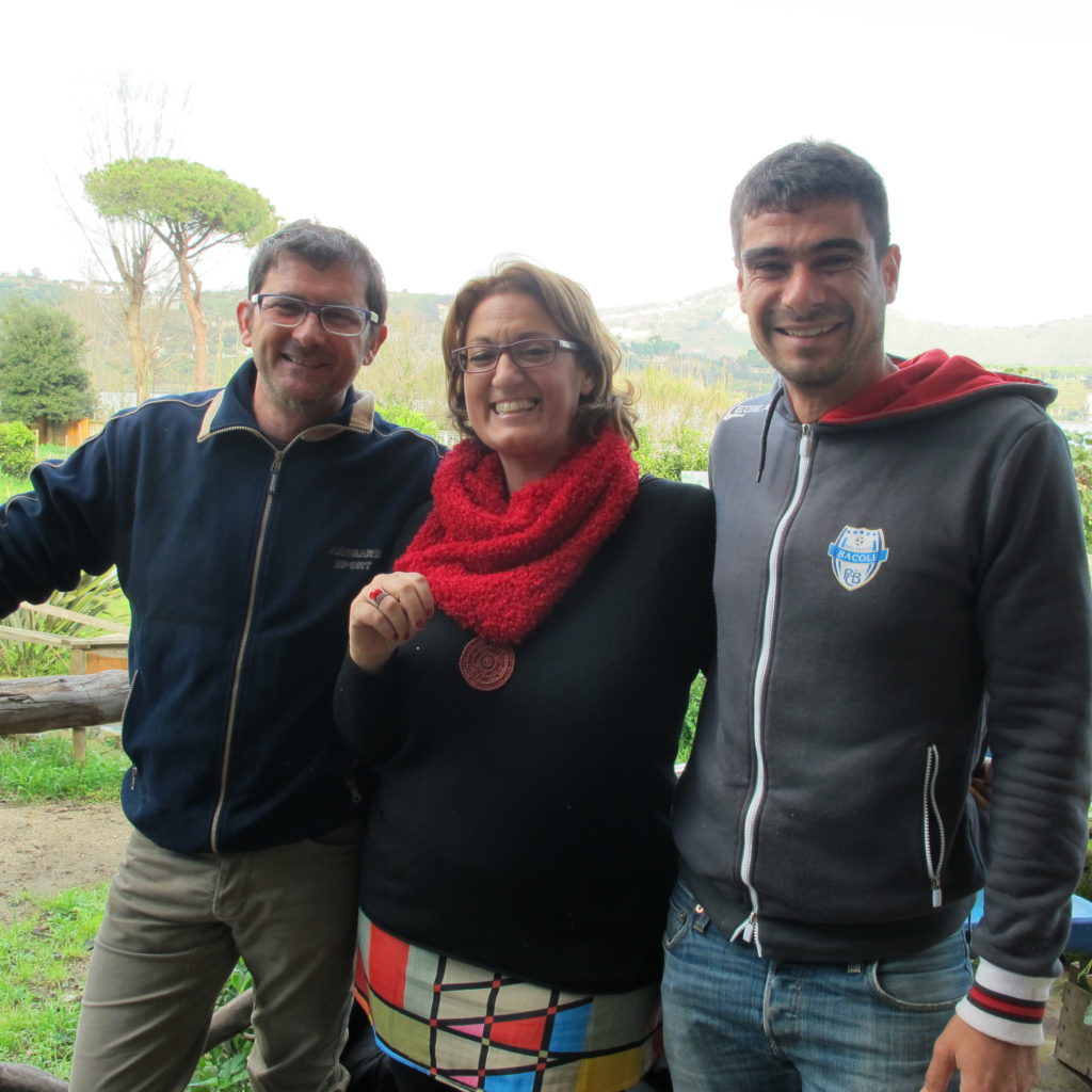 Ernesto, Margherita e Luigi del Giardino dell'Orco foto Monica Piscitelli